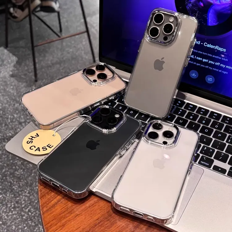 高级感金属框适用苹果17pro手机壳iphone13/14promax防摔16男女15