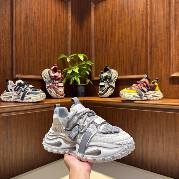 【皮鞋尺码】DL 新年新款 原创设计 复古做旧风时尚休闲鞋男鞋