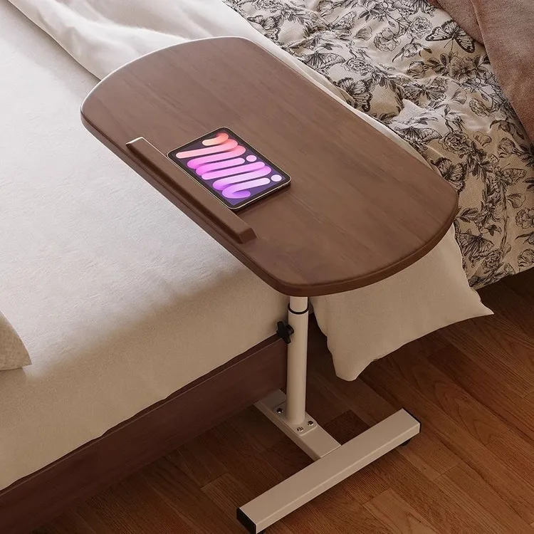 简约可移动实木边几升降床边桌现代小户型卧室懒人电脑桌沙发边桌