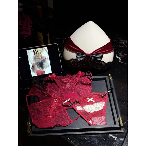 「LA」绯夜转运红｜红色系列*性感纯欲时尚舒适女士内裤