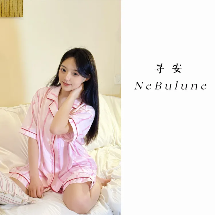 【少女心事】短袖睡衣短裤套装女款夏季薄款甜美可爱可外穿家居服