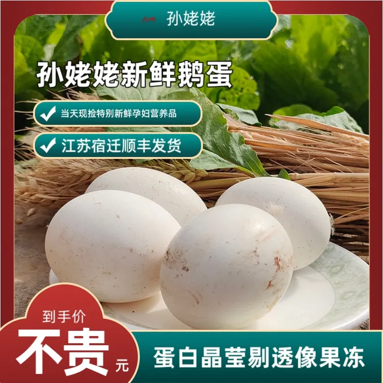 正宗农家散养土鹅蛋新鲜现捡现发营养丰富健康美味