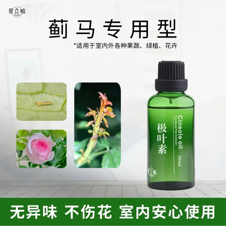 【可儿茁时】极叶素蓟马专用精油助剂绿植月季植物提取室内安心使用