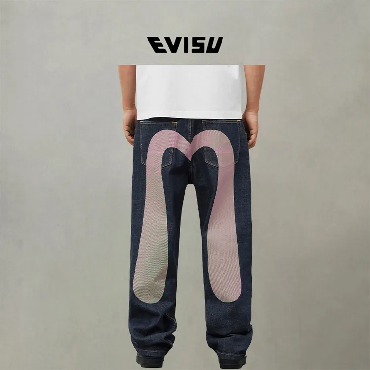 【限量联名】EVISU X ICECREAM 2025秋男士大M和飞狗牛仔裤