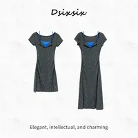 YeahMe/也觅【夏夜迷离】夏季繁星时尚设计感显瘦连衣裙气质后妈裙