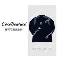 【COCO林可可】羊毛衫半高领【山茶花之恋】针织轻奢内搭长袖毛衣女