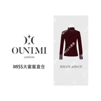 欧倪蜜 OUNIMI 秋冬款打底烫钻高领显瘦修身百搭针织衫HY825237