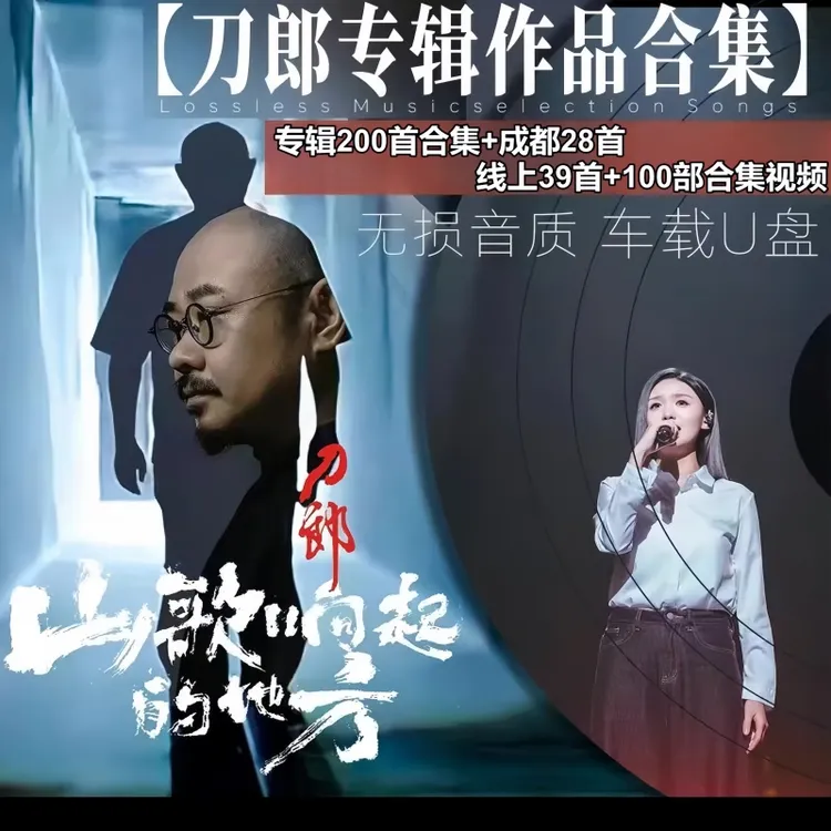 刀郎车载U盘音乐精选合集200首成都线上首现67首刀哥罗刹海市歌曲