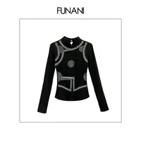 【FUNANI】 轻奢法式高级感重工原创设计感  上衣X2530362