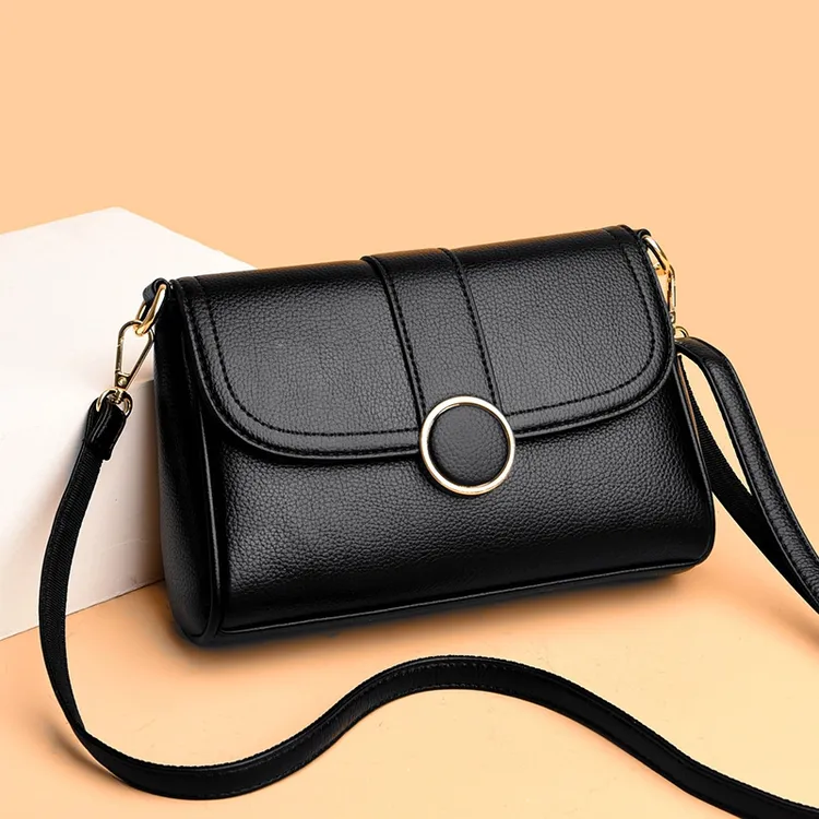 母情节送礼包包中年软皮气质款妈妈包中年女士单肩斜挎包百搭包包