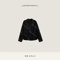 MRHALA 勤斋手缝明线植鞣山羊皮外套女 QW2619