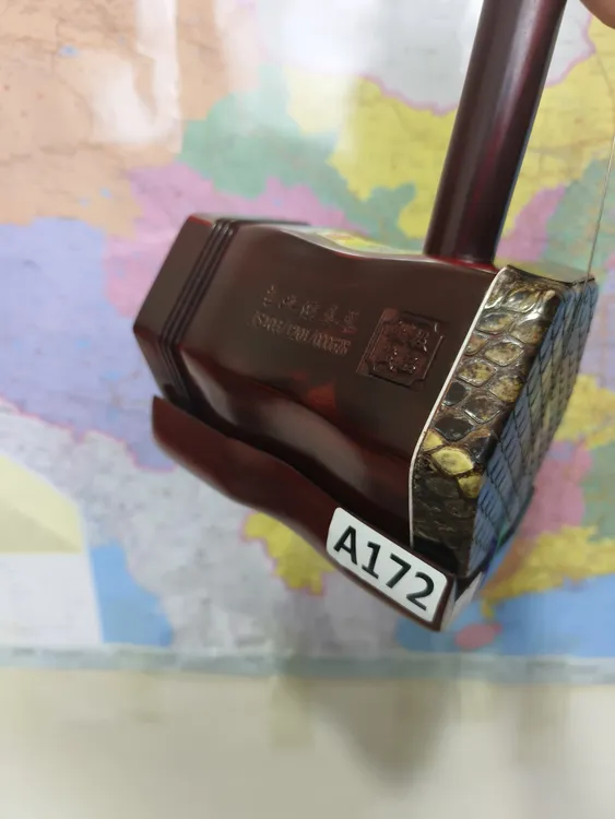 高端老料紫檀二胡手工制作原木色干抛光