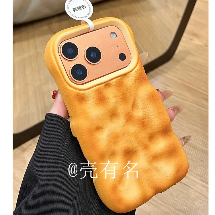 ins个性创意苏打饼干适用苹果17pro手机壳iPhone16/15/14高级感女