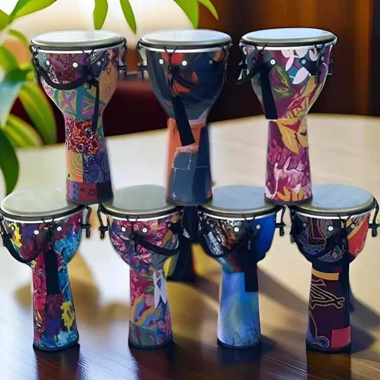 10寸12寸金丝兽皮可调音手鼓成人初学者专业练习舞台演出适用