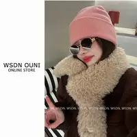 WEISHIDINI/威仕蒂尼韩国订单交叉护颈围巾秋冬保暖毛毛领围巾女