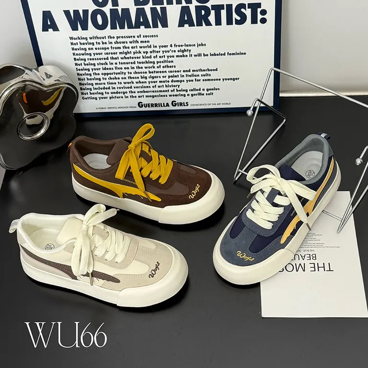 休闲女鞋秋季透气轻奢鞋子女款爆款2025新款徳训鞋厚底百搭运动鞋