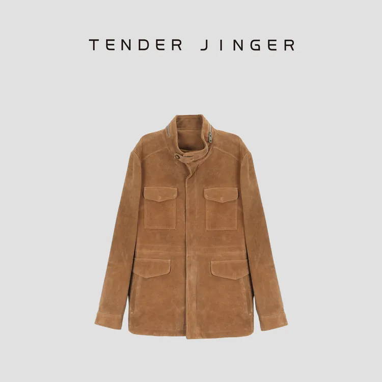 Tender Jinger｜线下专供 立领中长款夹克T53KUF30756