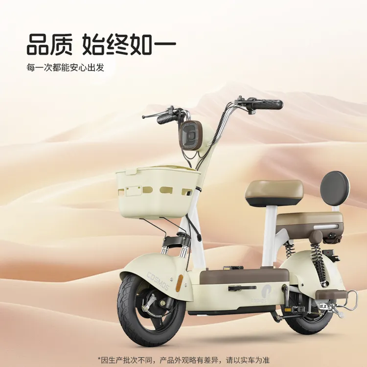 新国标电动自行车踏板助力小型长续航男女城市代步车