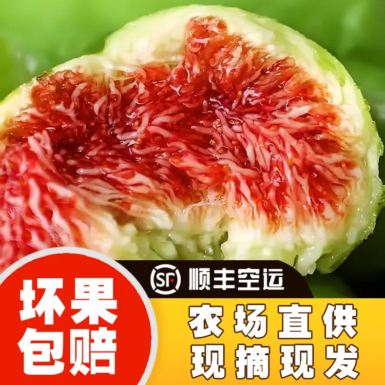 顺丰空运纯福利威海荣成老树青皮无花果农场直供新鲜应季水果