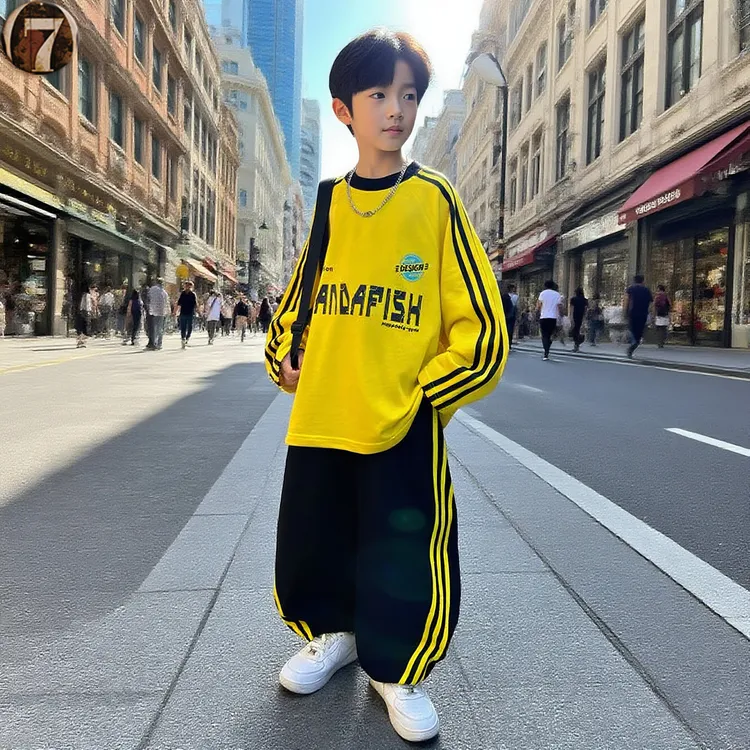 男童套装春秋款2025新款儿童运动服中大童秋季男孩卫衣卫裤两件套