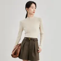 【曼·贝】百搭针织衫时尚针织衫半高领/圆领8544103/8544104