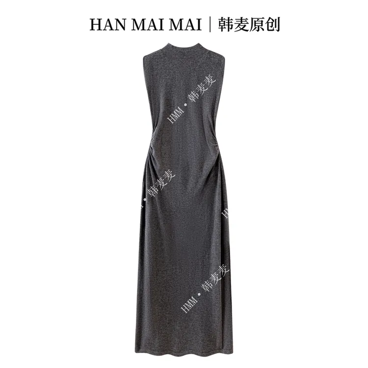 修身针织裙显瘦弹力裙超长裙连衣裙加长款休闲T恤裙打底裙