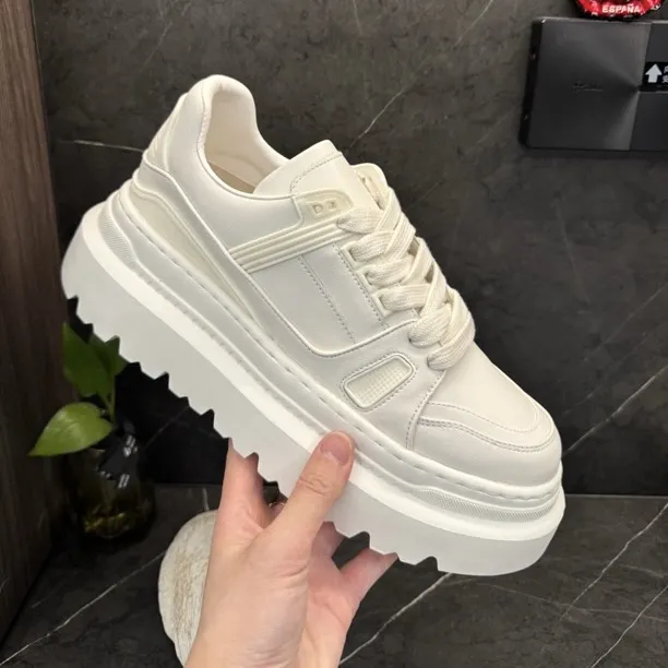 TAAIRXTO男士小白鞋冬季新款厚底增高休闲百搭潮流时尚加厚老爹鞋