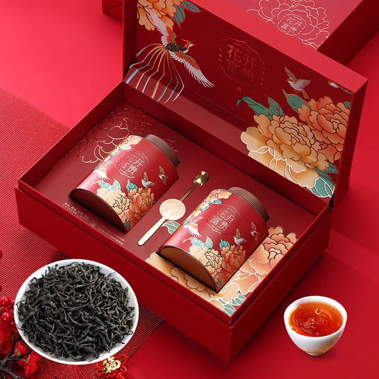 正宗正山小种红茶茶叶礼盒装高档商务礼品春节送人送礼新茶送长辈