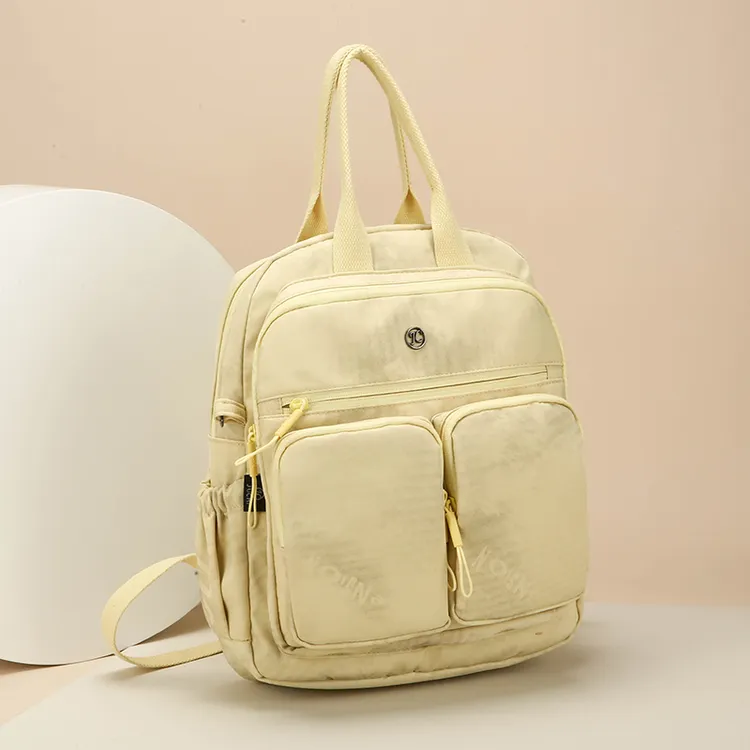 【聚驰优选】新款百搭休闲妈咪多功能扎染双肩包