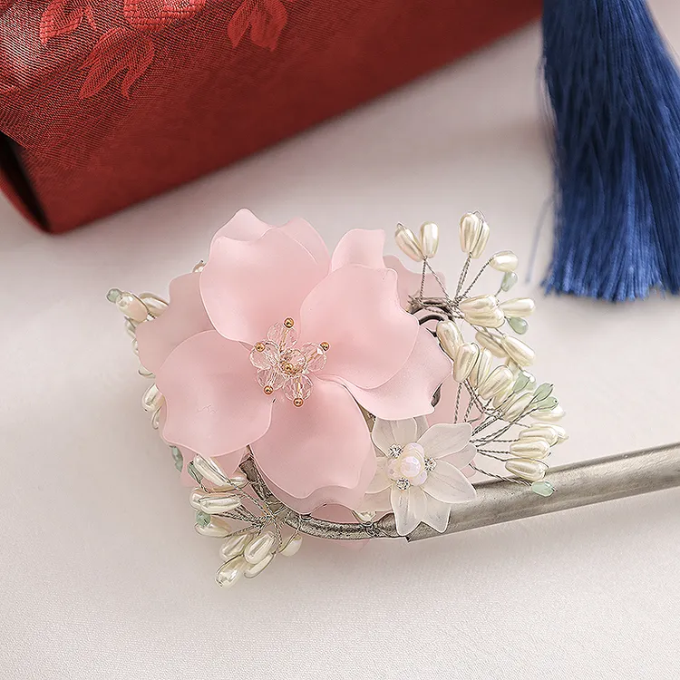 韩服头饰簪子发簪国风仿古纯手工古风复古发饰民族风仙气发簪子