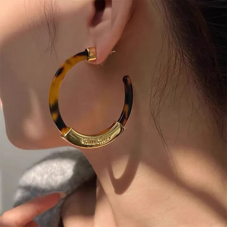 铜合金树脂耳饰 修饰脸型