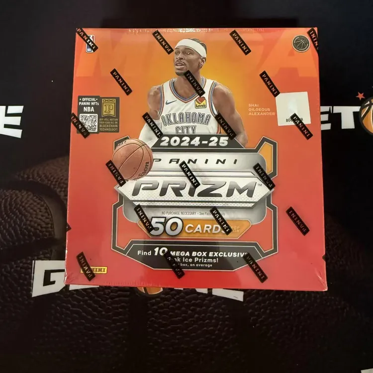 【拆盒】24-25 Prizm Mega粉碎冰 球星卡盲盒