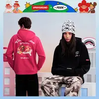 【FEIDE联名】SPRAYGROUND鲨鱼嘴连帽卫衣印花美式休闲XB WE133317