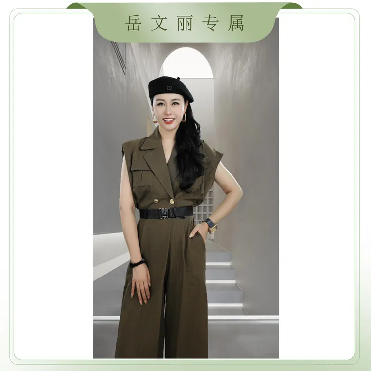 2025年夏季新款法式气质显瘦高级感连体裤无袖SHBZW651645