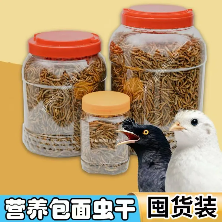 面包虫干高蛋白营养鹦鹉芦丁鸡金丝熊乌龟鸟饲料零食中秋佳节