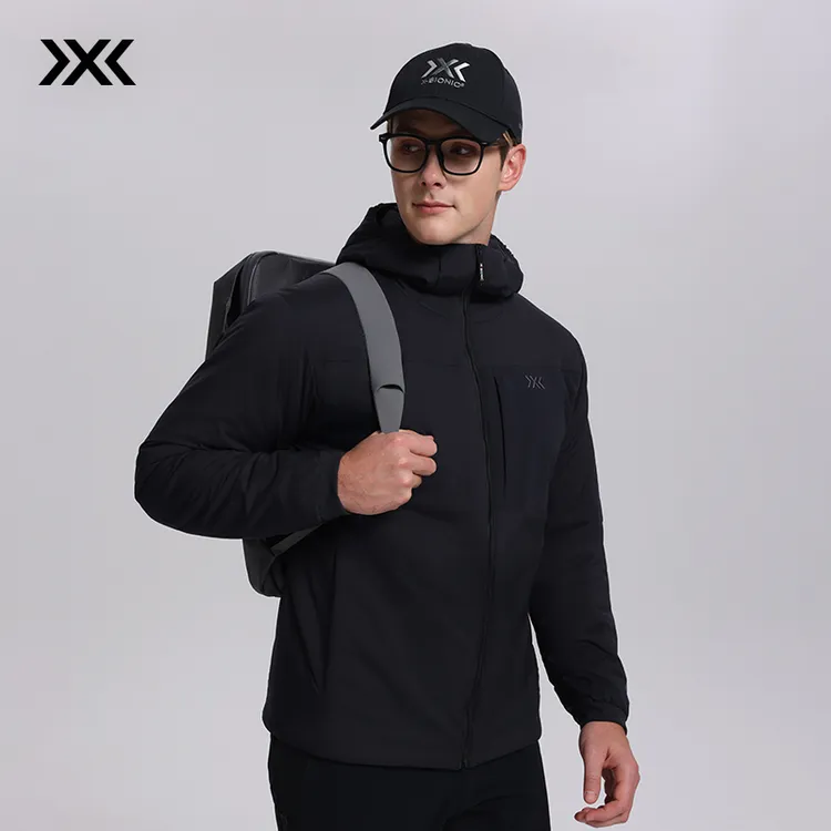 XBIONIC新海狸80克重连帽棉服Pertex保暖防风防泼防寒秋冬户外男