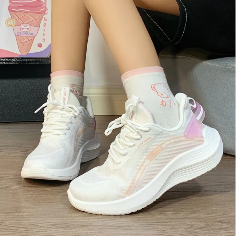 回力女鞋春秋网鞋女透气网面运动鞋女款军训软底轻便学生跑步鞋子