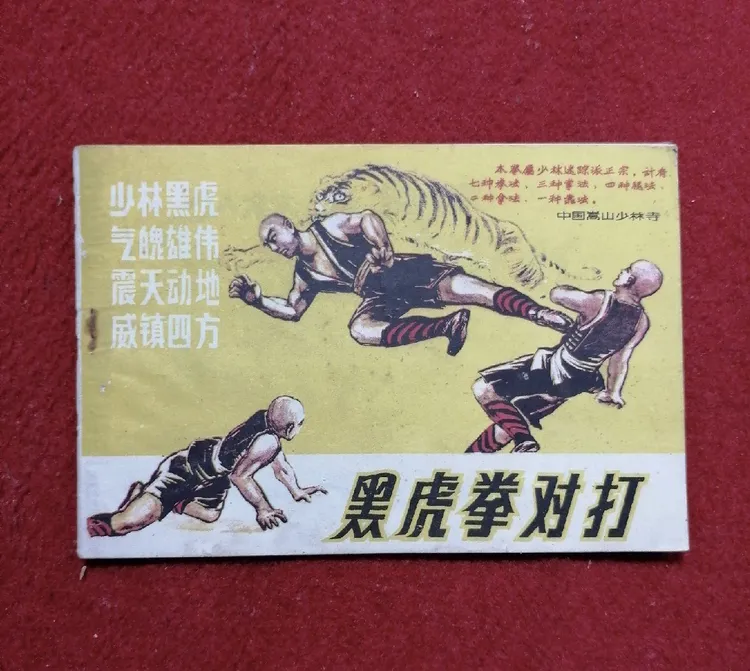正版书籍 连环画 黑虎拳对打 少林拳 中国嵩山少林寺武术功夫拳