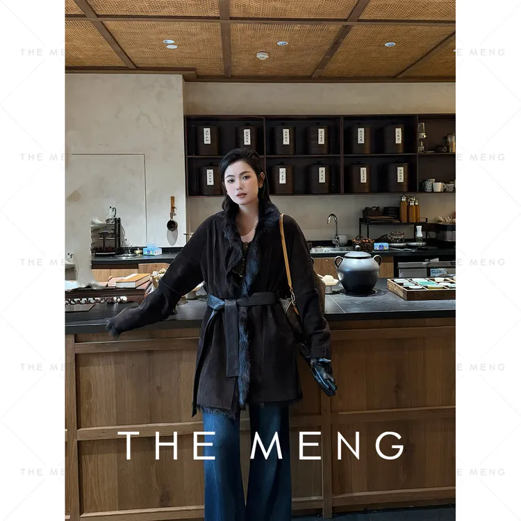 THE MENG【许你耀眼】小山羊至暖毛皮一体皮草#M254A1720+M254A1722