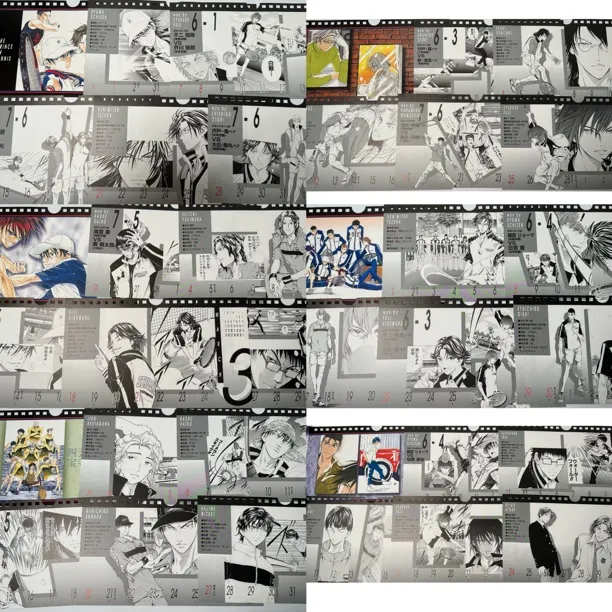 【中古】网球王子2007原画台历日历明信片周历卡牌盲盒