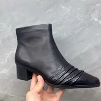 31447391广版新款高品质头层羊皮加棉冬季舒适保暖短靴