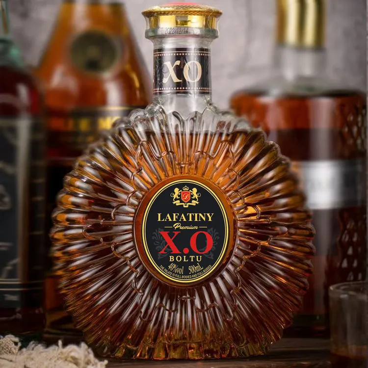 （团）无礼盒博尔图XO500ml40度白兰地洋酒自饮送礼庆典聚会夜店