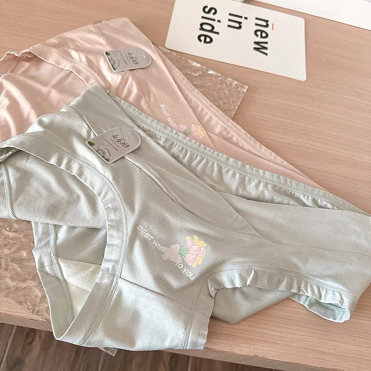 薄款柔软孕妇内裤低腰托腹女怀孕早中晚期三角裤2025春夏新款