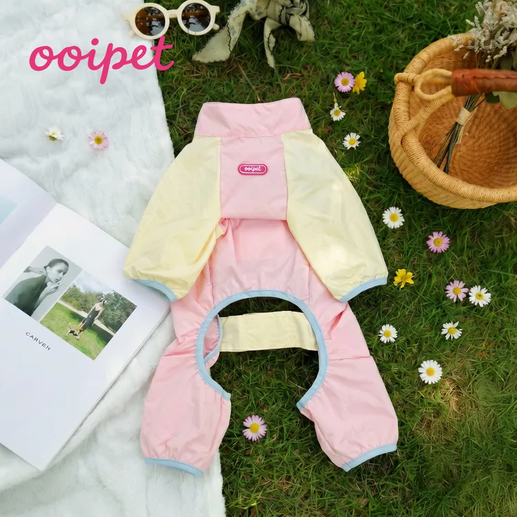 OOIPET狗狗衣服四脚凉凉衣雪纳瑞比熊猫咪宠物泰迪小狗夏天衣服