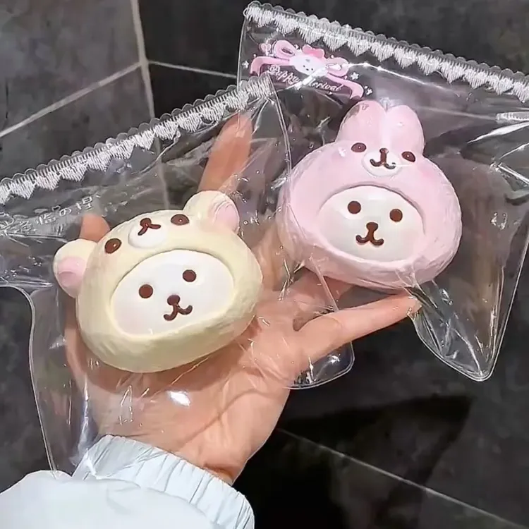 【卡娜赫拉自嘲熊-食品级硅胶】卡娜赫拉捏捏超软稀奶油解压捏捏乐