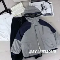 杭州六小六正版 BY LIUXIAOLIU冬季儿童加绒派克服20161