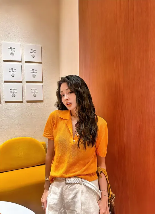 Singularity Me 简约显白气质谬系polo衫针织夏季T恤上衣 5A 5020