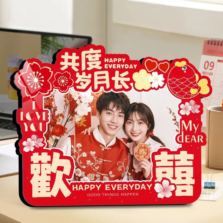 相框摆台照片定制洗相片做成水晶相册打印加制作婚纱照高级感成品