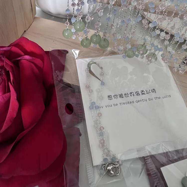 合成金属琉璃手链 时尚民族风首饰清新女甜美男女通用国风