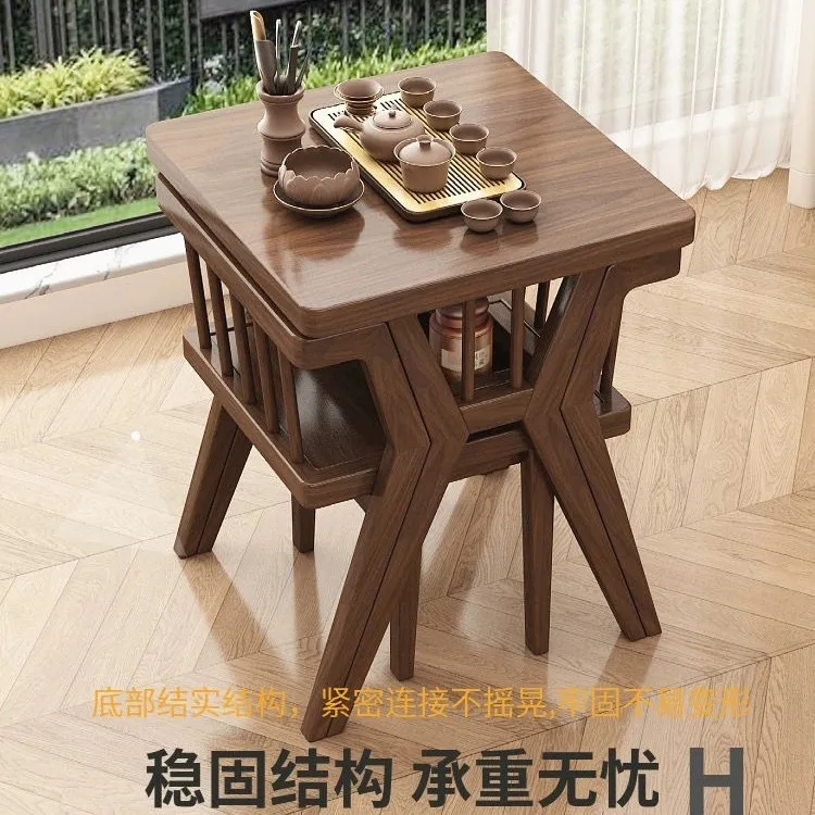 阳台精致小茶桌实木高档桌茶台一整套2025年网红小茶台居家好物